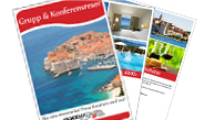 Grupp och konferens broschyr Dubrovnik