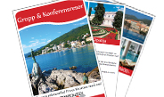 Grupp och konferens broschyr Opatija
