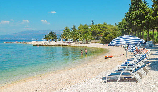 Strand i Supetar, Brac Kroatien