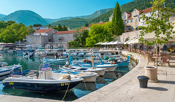 Orten Bol på ön Brac, Kroatien